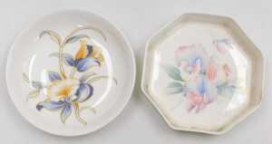 A group of Aynsley porcelain dressing table wares, decorated in the Celeste, Little Sweetheart,... - 2