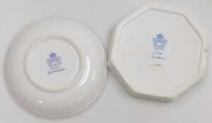 A group of Aynsley porcelain dressing table wares, decorated in the Celeste, Little Sweetheart,... - 3