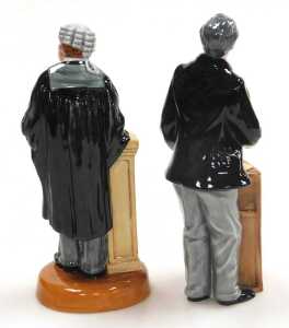 A Royal Doulton figure modelled as The Auctioneer HN2988, and another modelled as The Lawyer... - 2