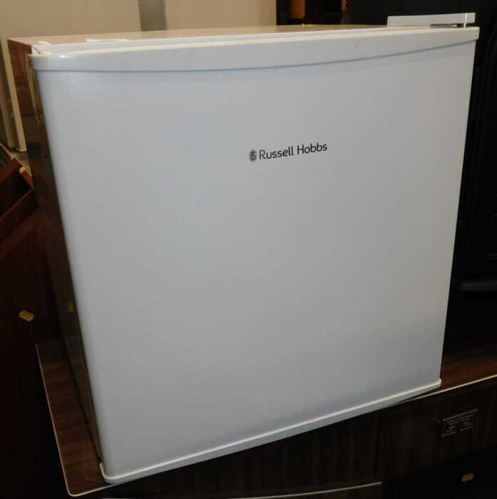 A Russell Hobbs fridge, 49cm high.
