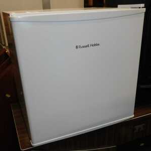 A Russell Hobbs fridge, 49cm high.