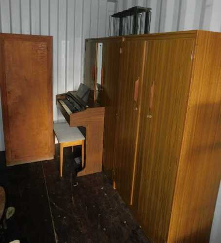 A Bontempi 27 electric organ, together with Albro Furniture double wardrobes, etc.