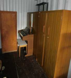 A Bontempi 27 electric organ, together with Albro Furniture double wardrobes, etc.