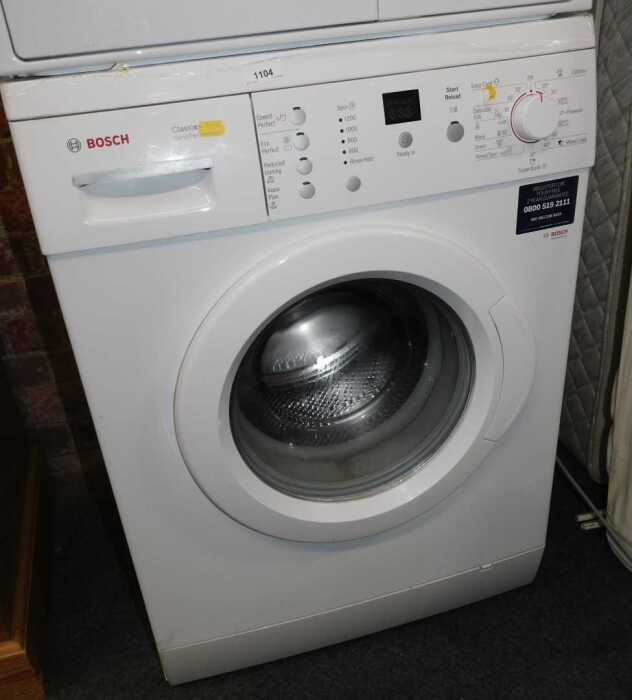 A Bosch Classixx VarioPerfect washing machine.