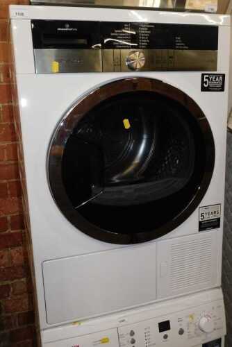A Grundig Advanced heat pump tumble dryer.