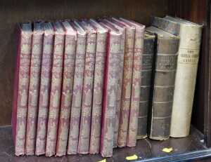 Various volumes of The History of England, The Little Dorrit, Pickwick Papers, Oliver Twist, and...