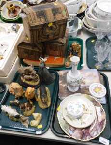 Miscellaneous items, to include three boxes of Little People, a Philips Bullion game, ceramics...