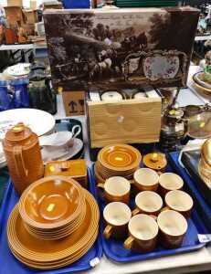 Miscellaneous ceramics, to include Hornsea Saffron, boxed Royal Stafford tea set, and a Crown...