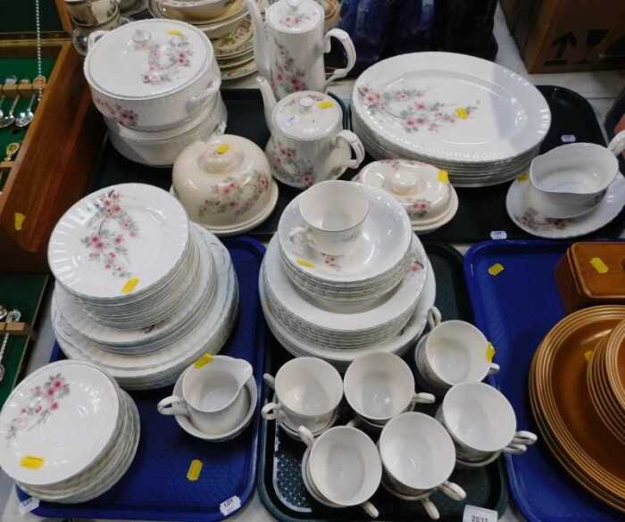 Royal Stafford Serenade part tea and dinner service, etc. (4 trays)
