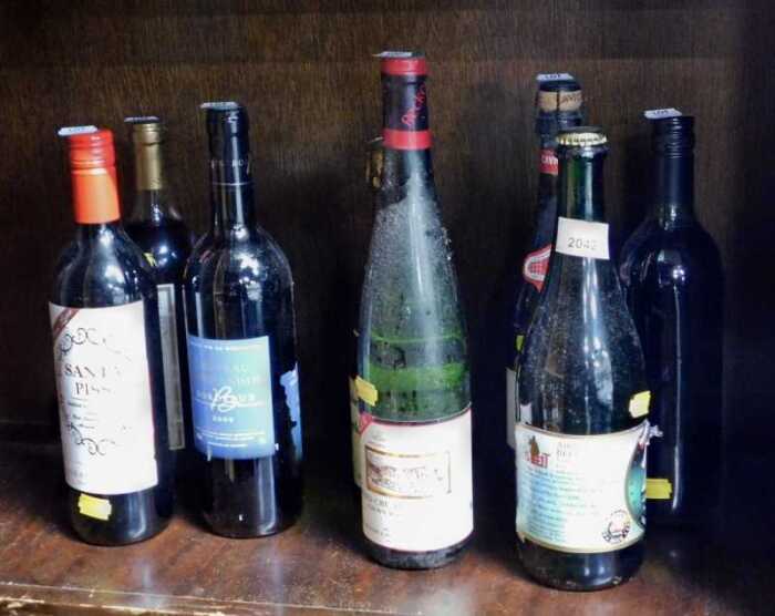 Miscellaneous bottles of red and other wines, to include Lambrusco, German Alsace Grand Cru 2011,...