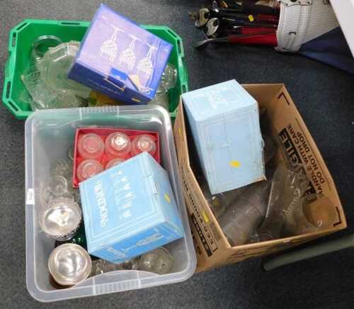 Miscellaneous glass, some boxed, to include London Champagne glasses and tumblers, etc.
