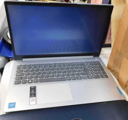 A Lenovo 15.5" laptop, model name Ideapad 15IGL7, hard drive wiped, with charger.