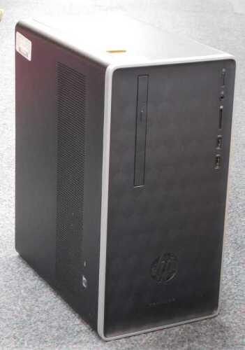 A HP computer tower, BCG8443NNK.