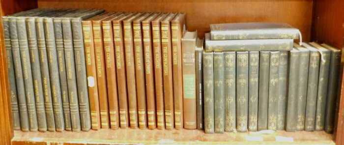 Various book sets, The Old West, Reader's Digest style, etc. (1 shelf)