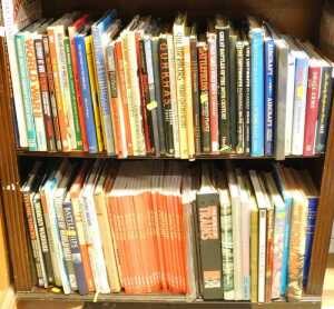 Various books, World War II, Titanic, railway, battleships, various hardback non fiction,...