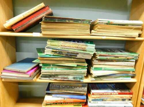 Various books, magazines, Motorsport magazine, various, a quantity of collector's cards, Formula...