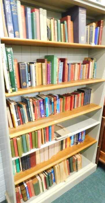 Various books, fiction and non-fiction, Greek English Lexicon, A History of The Roman Repulic,...