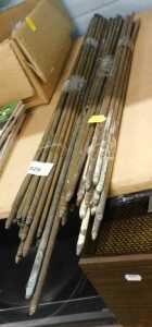 Various brass stair rods. (a quantity)