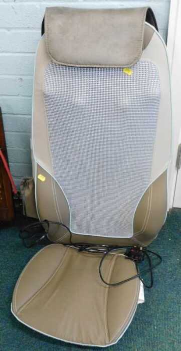 A massage chair.