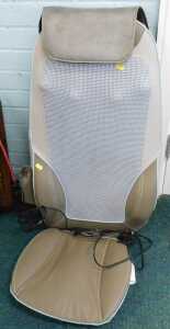 A massage chair.