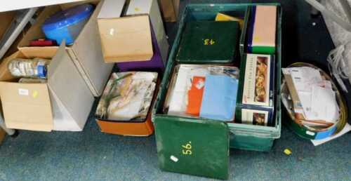 Various stamps, a large quantity of GB used, QEII, various tins of other used stamps, various...