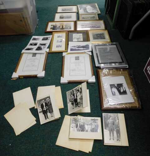 Various prints, pictures, frames, wedding photograph, bookplate prints, a quantity of other loch...