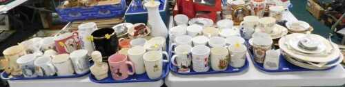 Various Royal commemorative pottery, china, etc., early 20thC and later, bust of Edward VIII,...