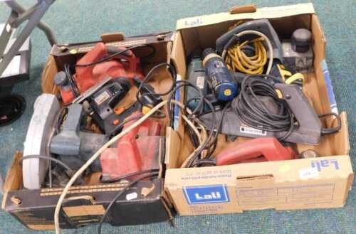 Various industrial hand tools, drills, electric drills, sanders, other electric tools, etc. (2...