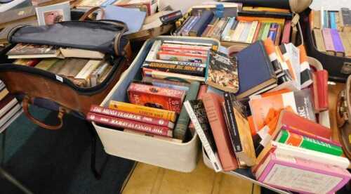Various books, history, fiction and non-fiction, First Aid Manual, TE Lawrence, Celtic Britain,...