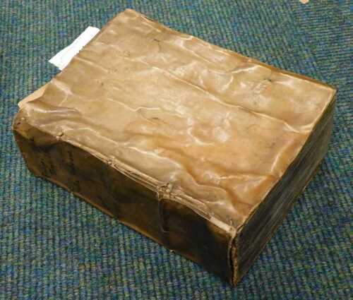 Diez (Felipe). Some of Preachers book, Ionnes Folrina Publishing, 1591, in velum cover.