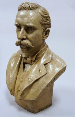 *After E E Gellowski. Head and shoulders portrait bust of a gentleman