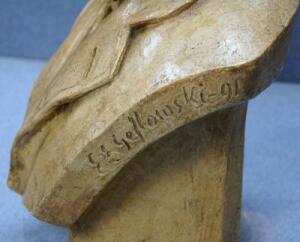 *After E E Gellowski. Head and shoulders portrait bust of a gentleman - 2