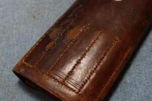 *A Dring & Fage Inland Revenue sectional wood and brass dip rod - 5