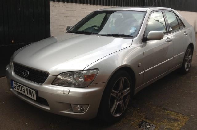 A Lexus IS 200 SE automatic four door saloon car