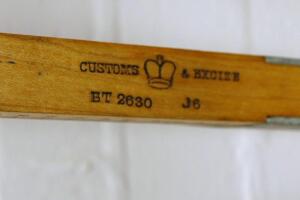 *A large wooden dip rod by Bentley & Taylor - 2