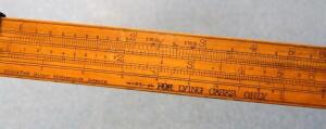 *A Dring & Fage slide measuring rule - 2