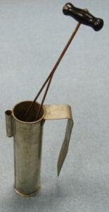 *A Customs & Excise sampling can with metal pincers