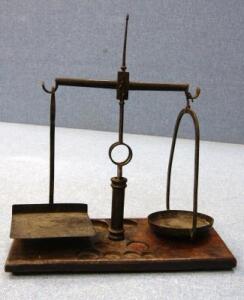 *A set of 19thC postal scales