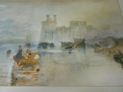*After T Shepherd. coloured print 'The Custom House'