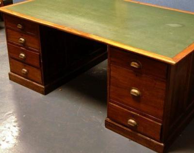 *A 1930s mahogany partners desk
