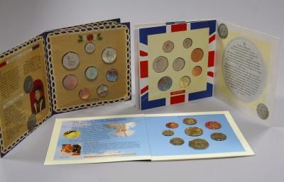 Eleven Great British and Northern Irish proof coin sets