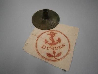 *A cast bronze seal for The Port of Dundee