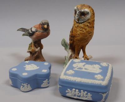 Goebel and Wedgwood ornaments