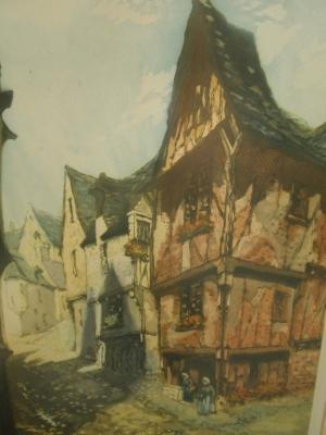 F. Pivaliy. A pair of framed coloured sketches