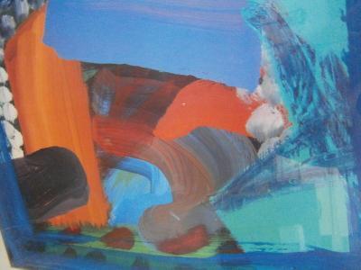 *Four contemporary framed modern colour prints.