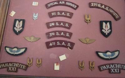Military cloth badges
