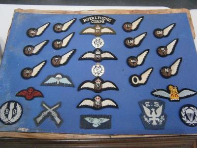 Military cloth badges