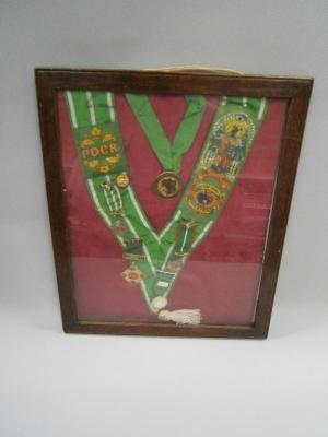 A frame of Forresters Medals.