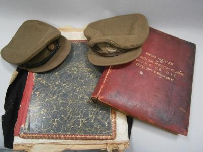Two WWII Officers caps