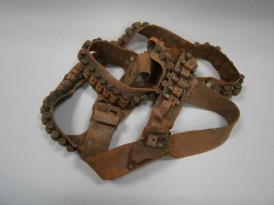 A United States Colt 45 cartridge belt.